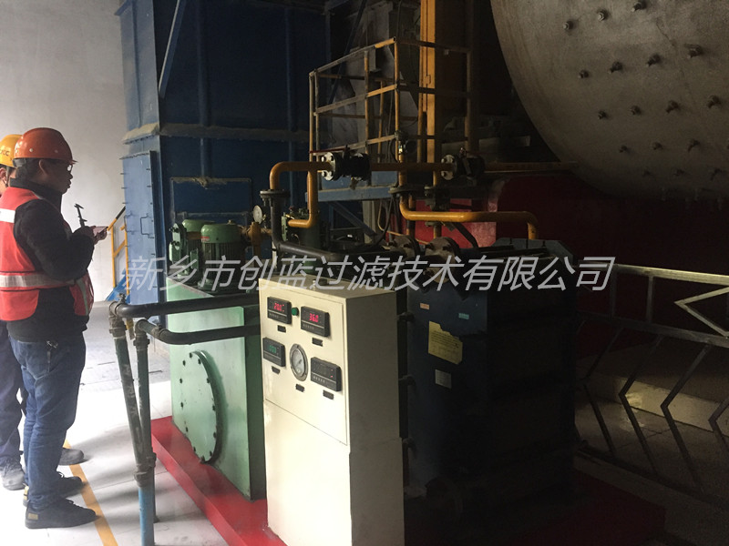 2019年3月1日新鄉(xiāng)創(chuàng)藍(lán)過濾公司技術(shù)及銷售人員赴客戶現(xiàn)場測繪(圖1)