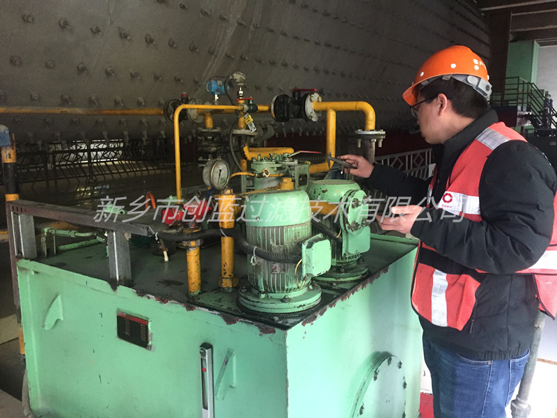 2019年3月1日新鄉(xiāng)創(chuàng)藍(lán)過濾公司技術(shù)及銷售人員赴客戶現(xiàn)場測繪(圖3)