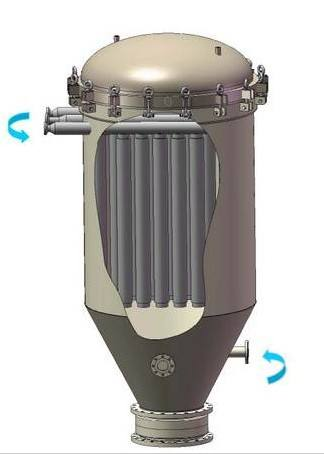 微孔過(guò)濾器內(nèi)部結(jié)構(gòu)圖