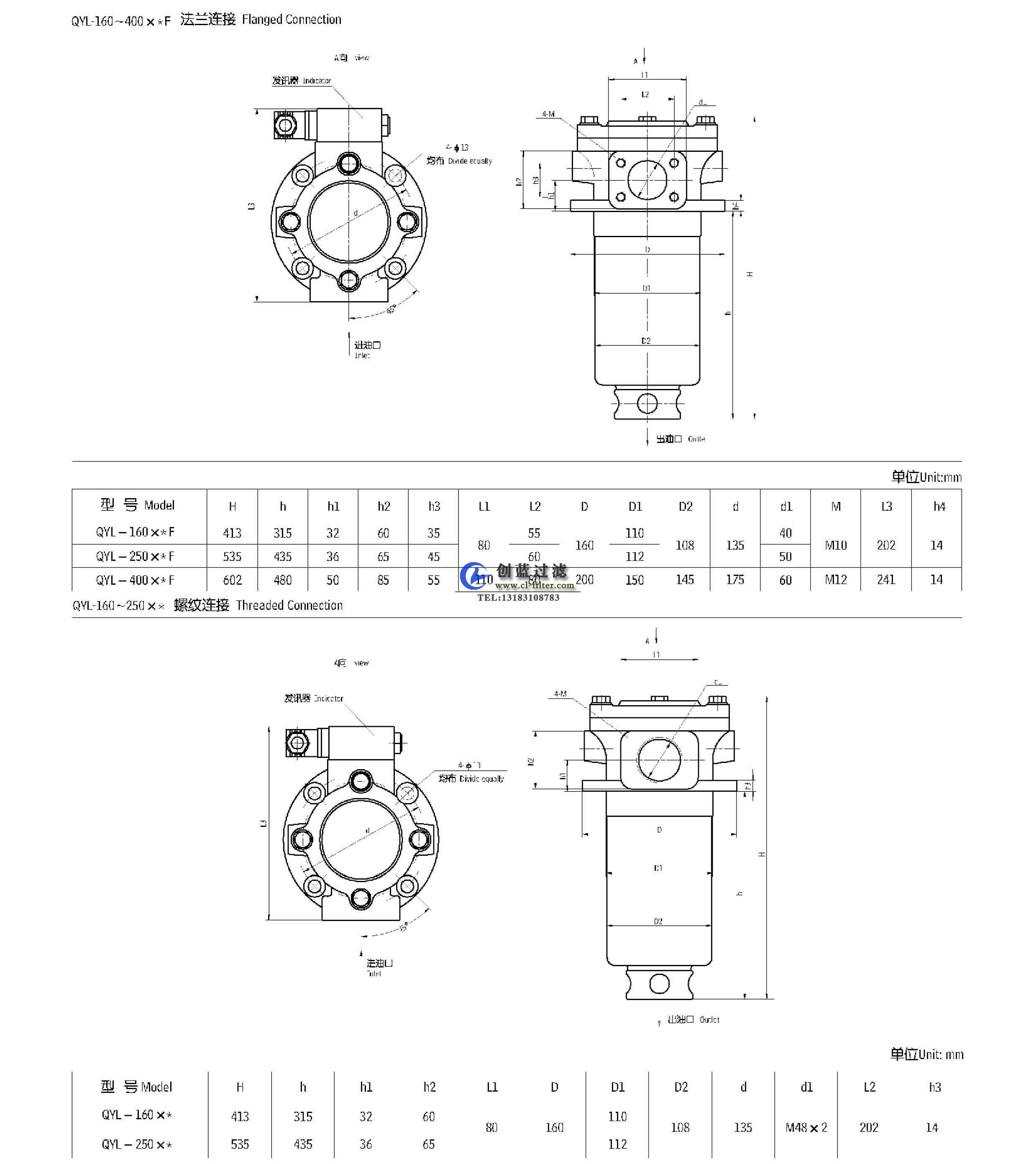QYL-160×※-C/Y QYL-160×※-C/Y