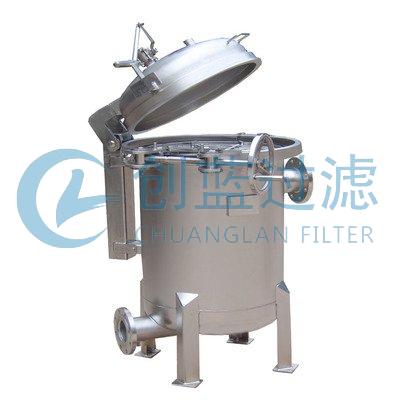 不銹鋼袋式過濾器，又稱保安過濾器的結(jié)構(gòu)介紹(圖1)